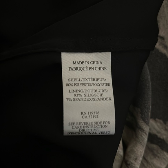 Helmut Lang black and white silk tank - Picture 5 of 5